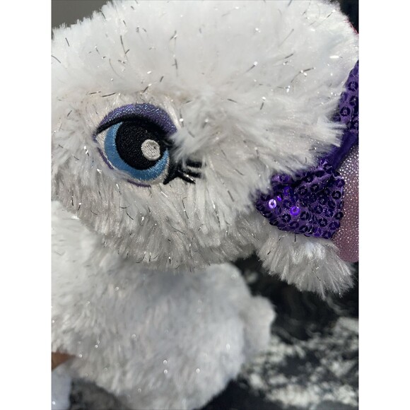 Build A Bear Glisten Reindeer Plush with Pink and Blue Swirl Antlers and Hooves - Picture 12 of 13